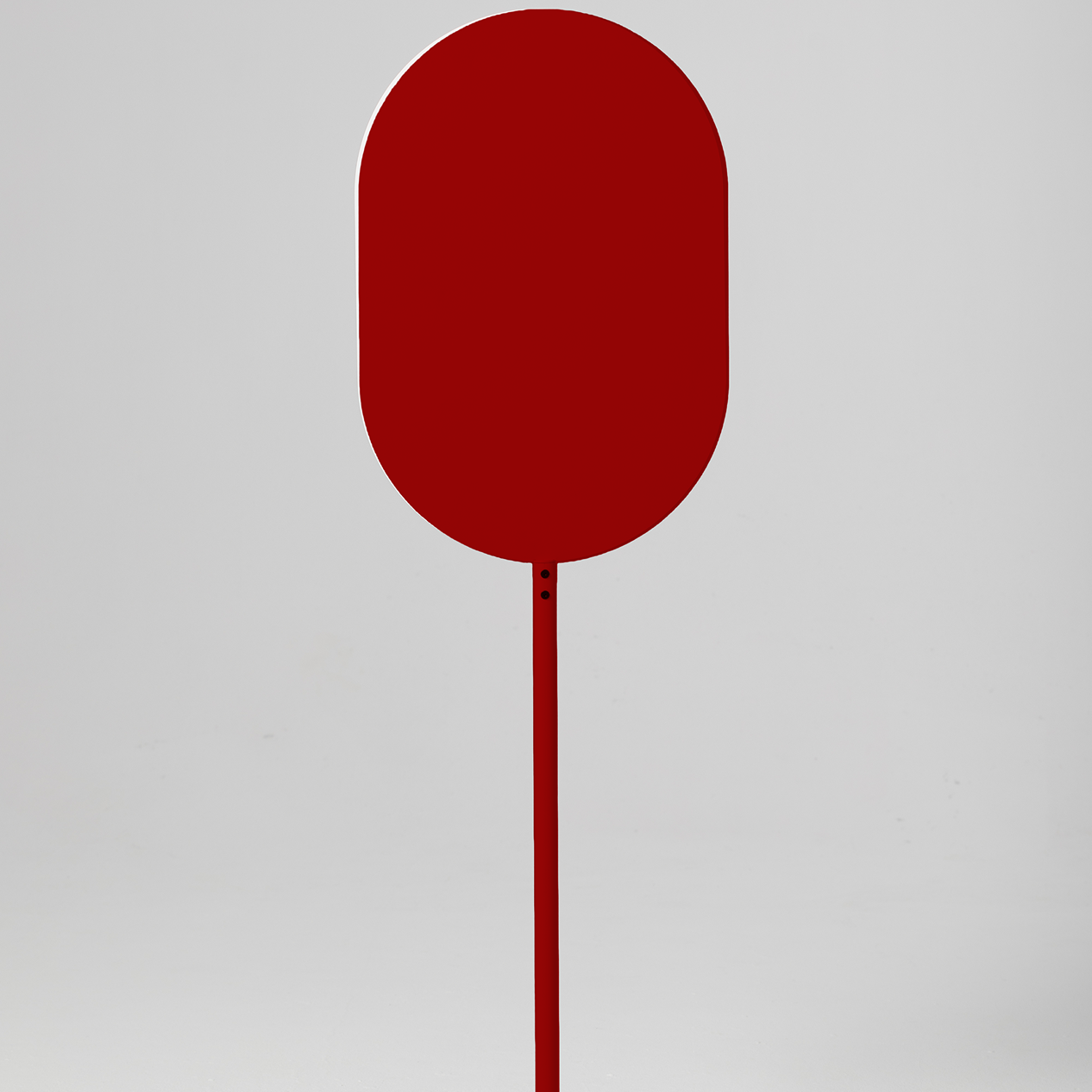 Bean Standing Sign Deep Red