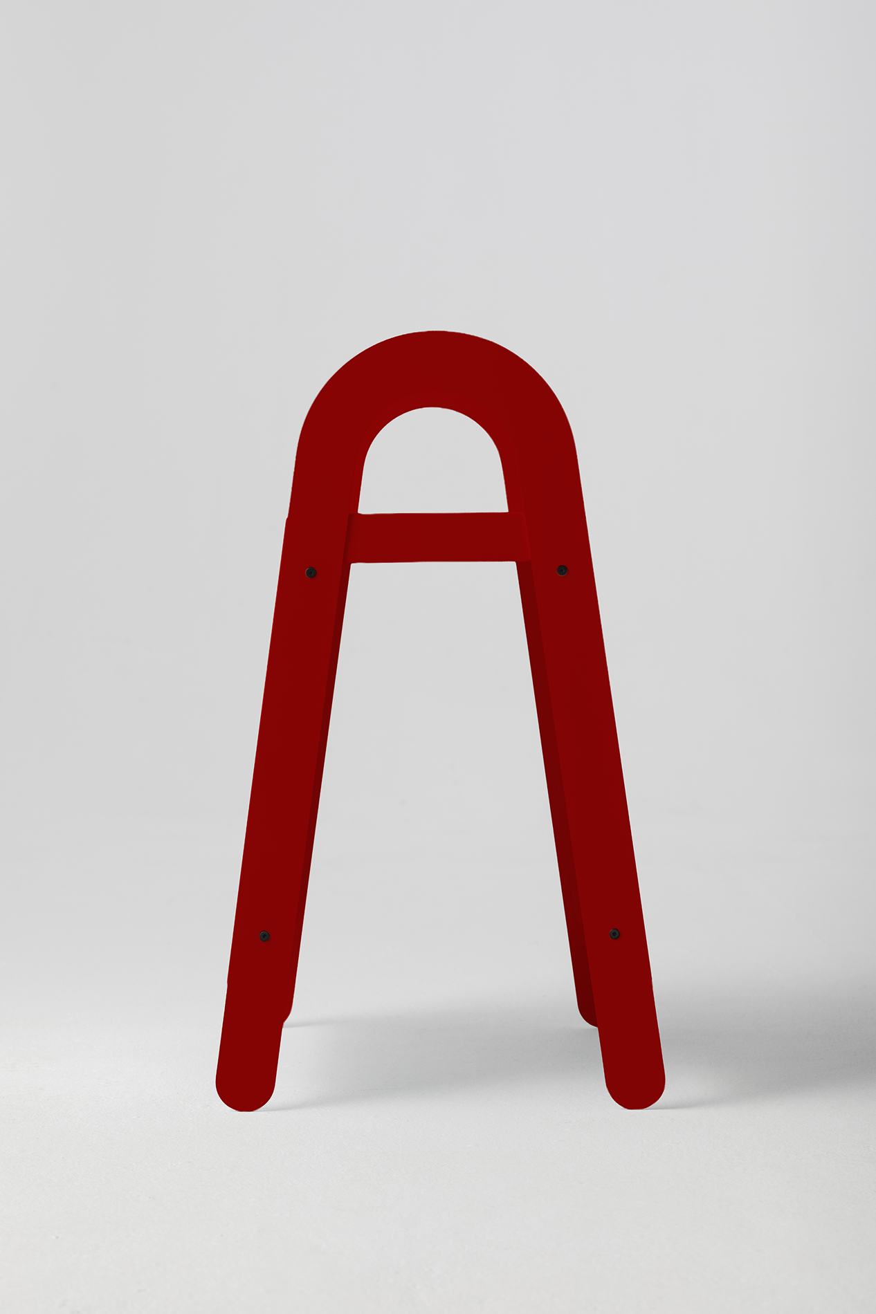Bench Sign Deep Red