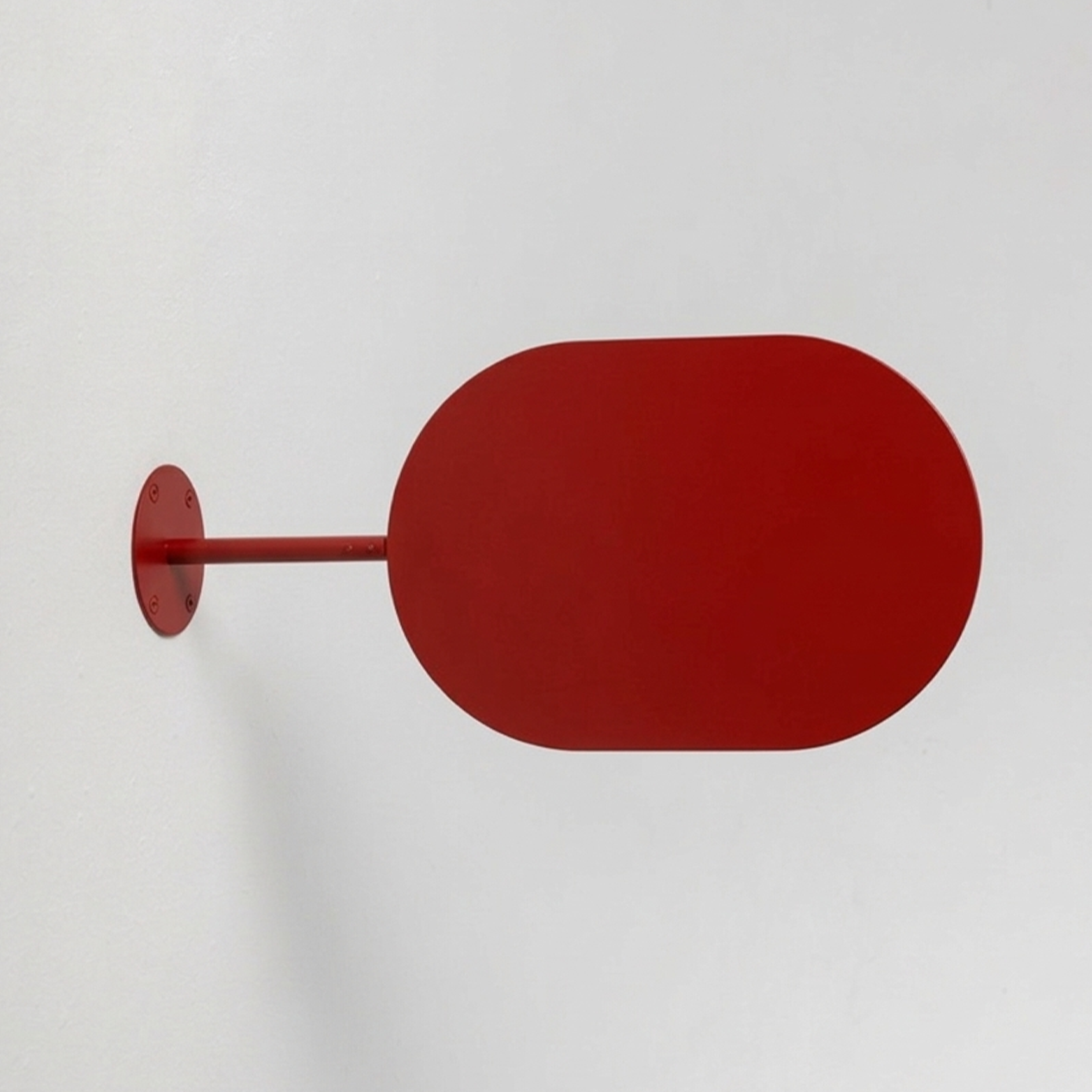 Bean Hanging Sign Deep Red