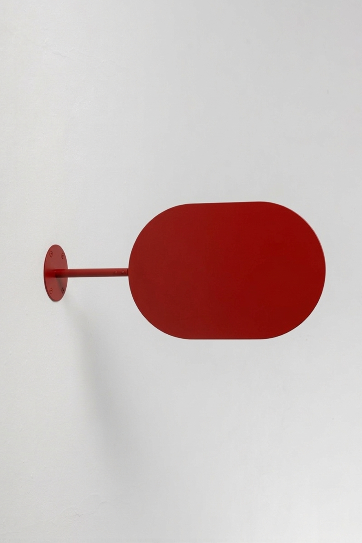 Bean Hanging Sign Deep Red