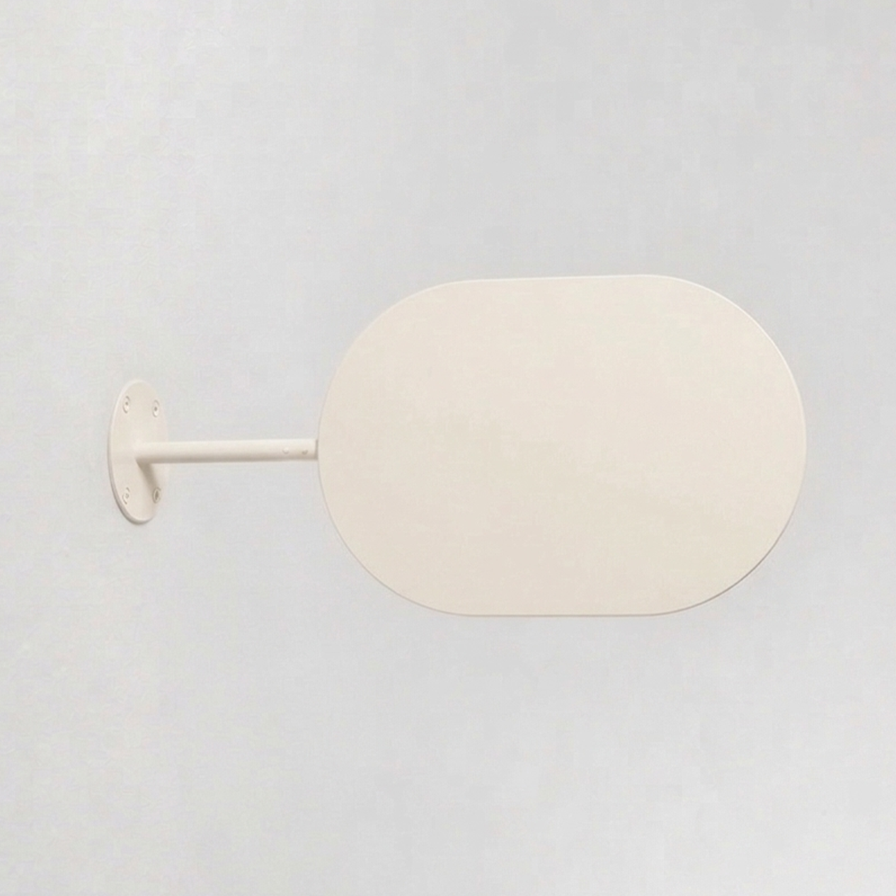 Bean Hanging Sign Ivory