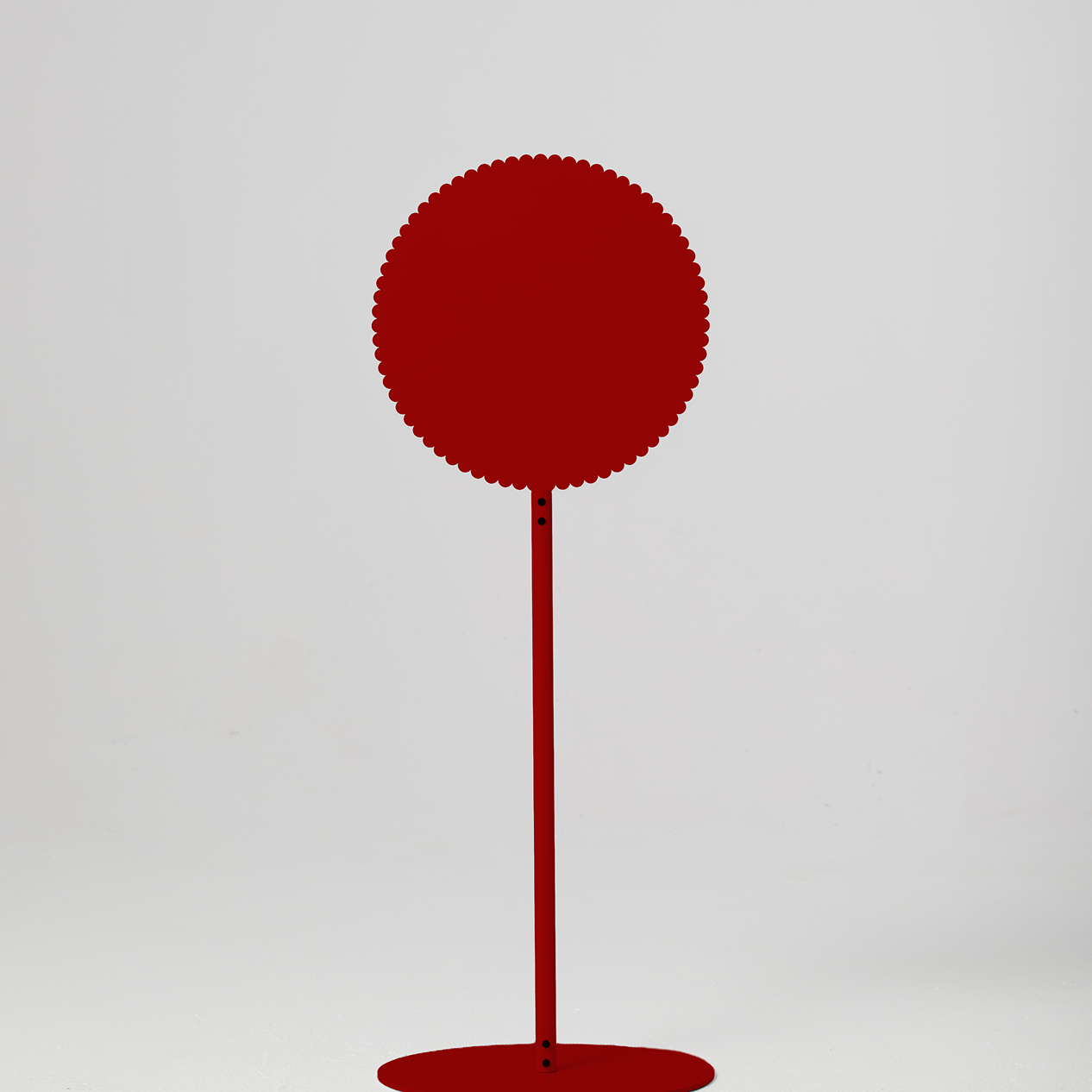 Daisy Standing Sign Deep Red