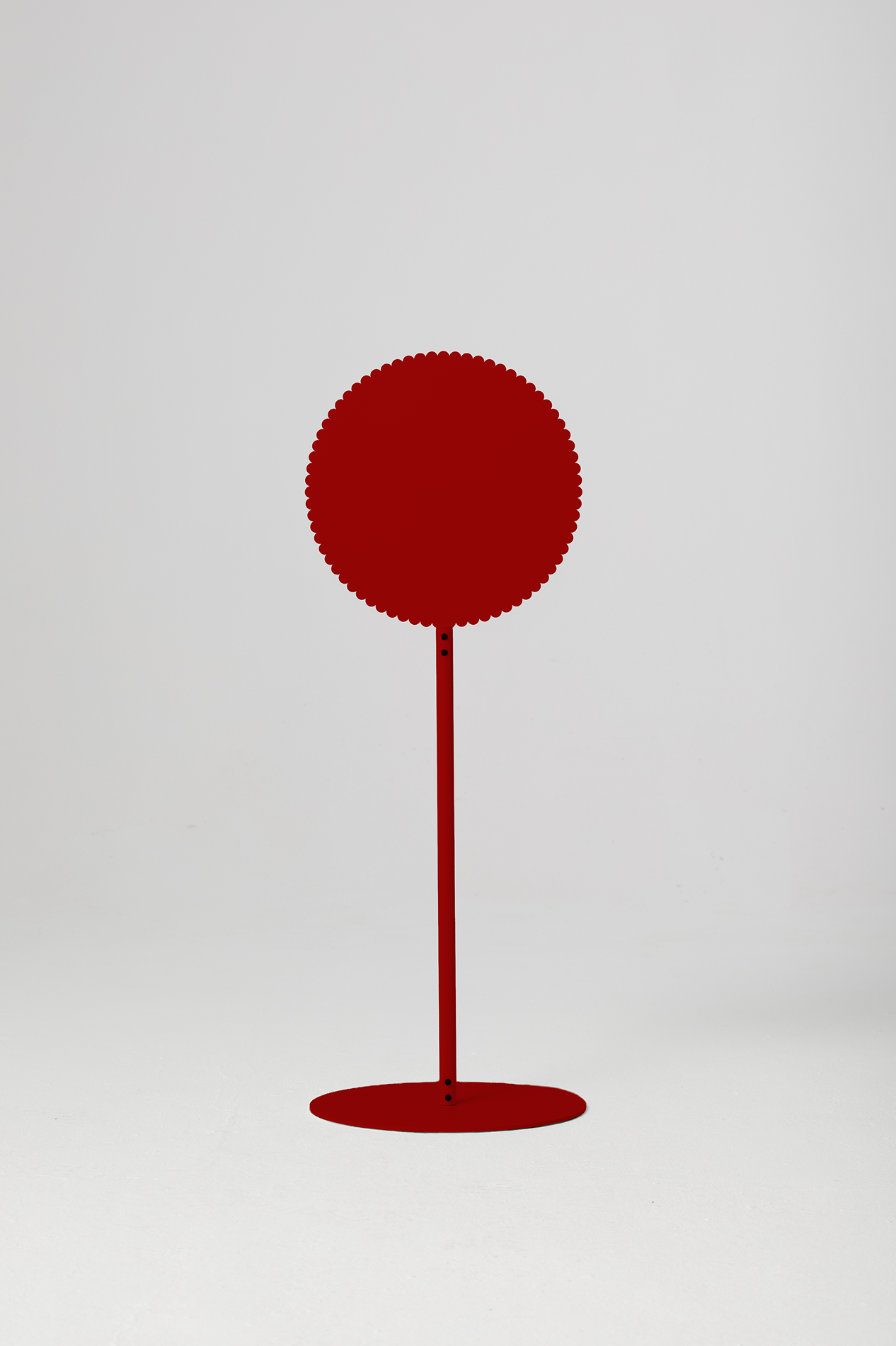 Daisy Standing Sign Deep Red