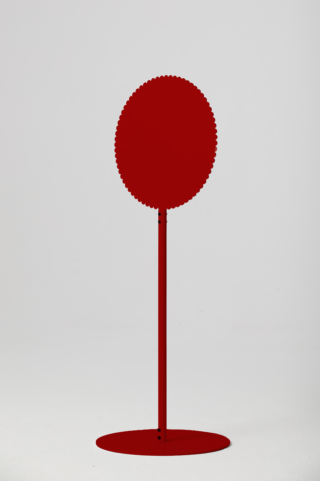 Daisy Standing Sign Deep Red