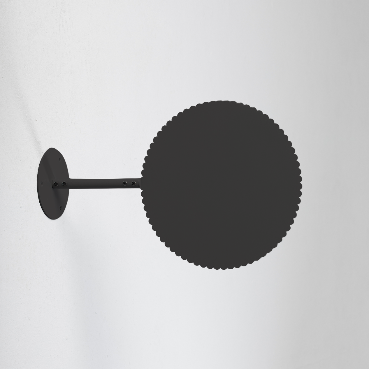 Daisy Hanging Sign Black