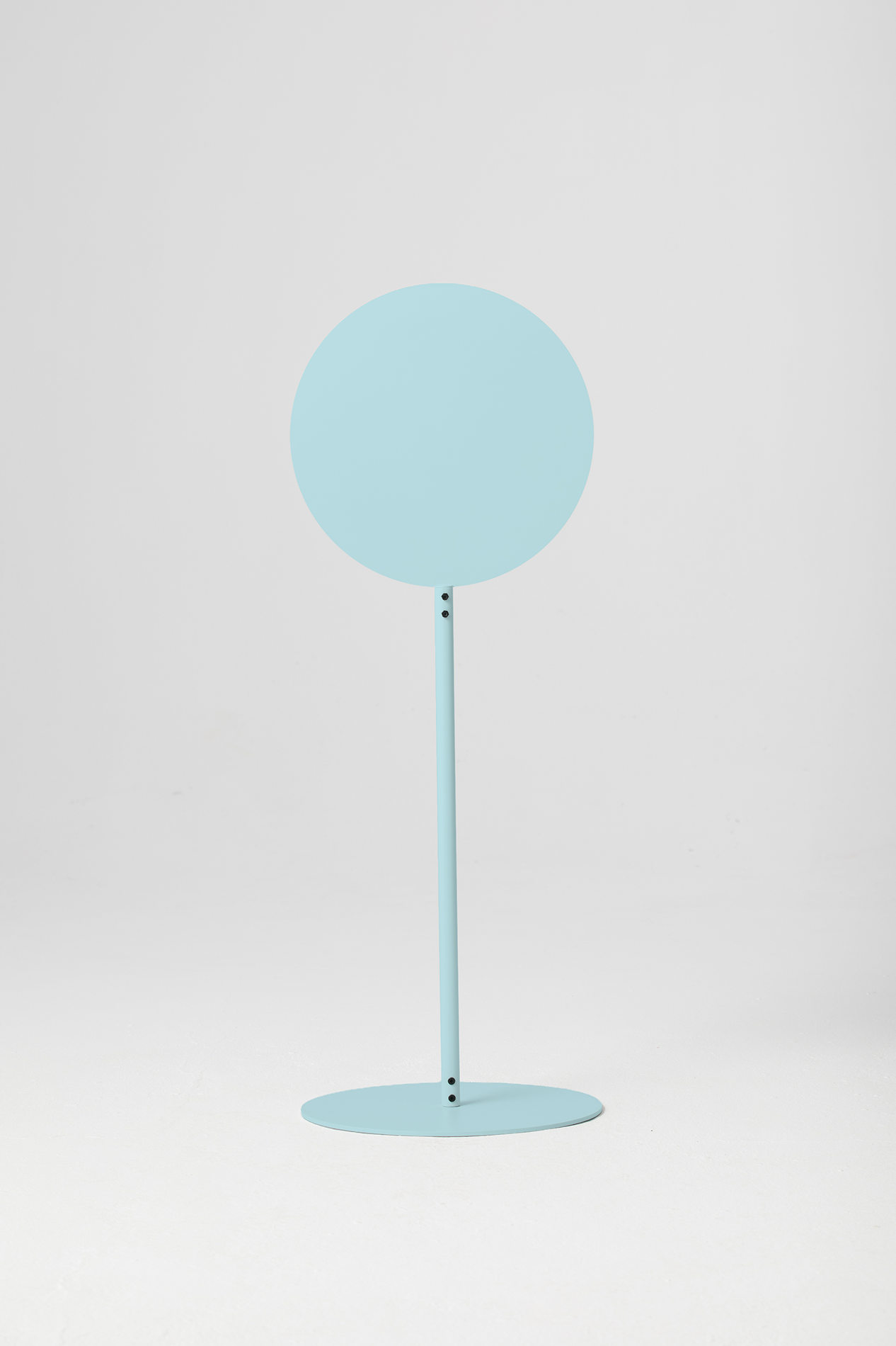 Round Standing Sign Baby Blue