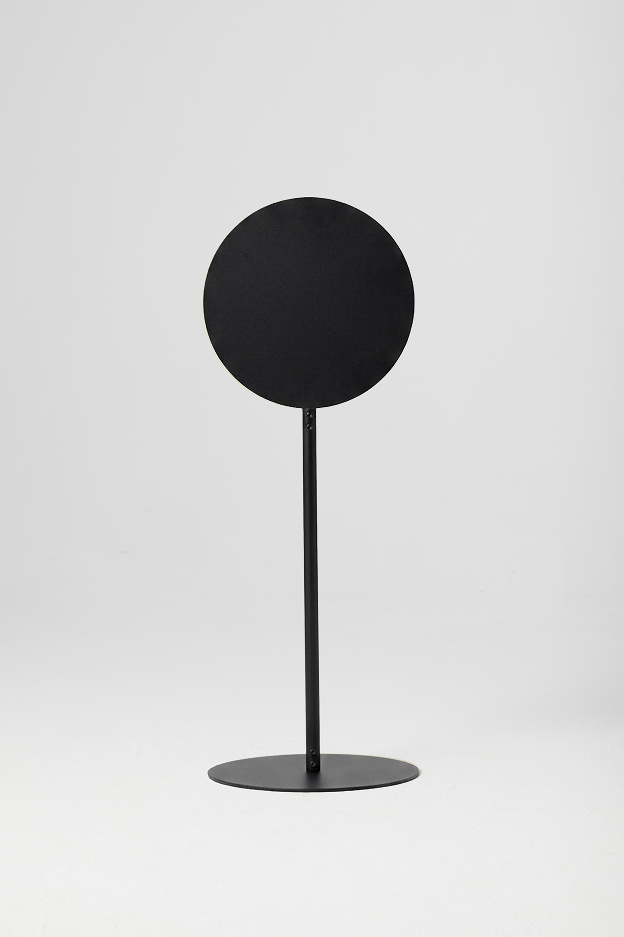 Round Standing Sign Black