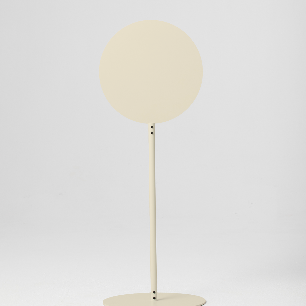 Round Standing Sign Ivory