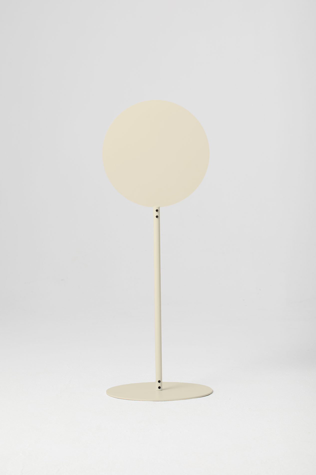 Round Standing Sign Ivory