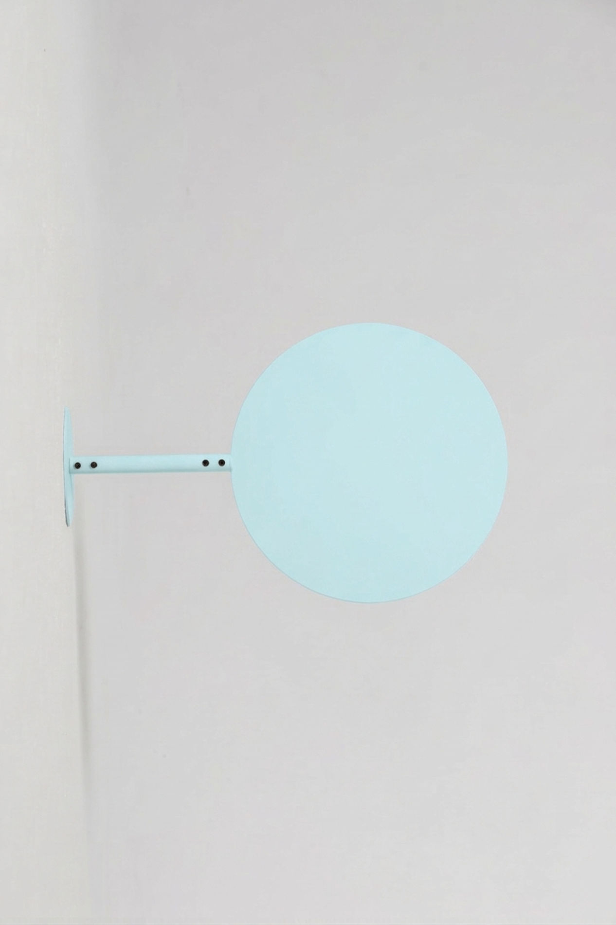 Round Hanging Sign Baby Blue