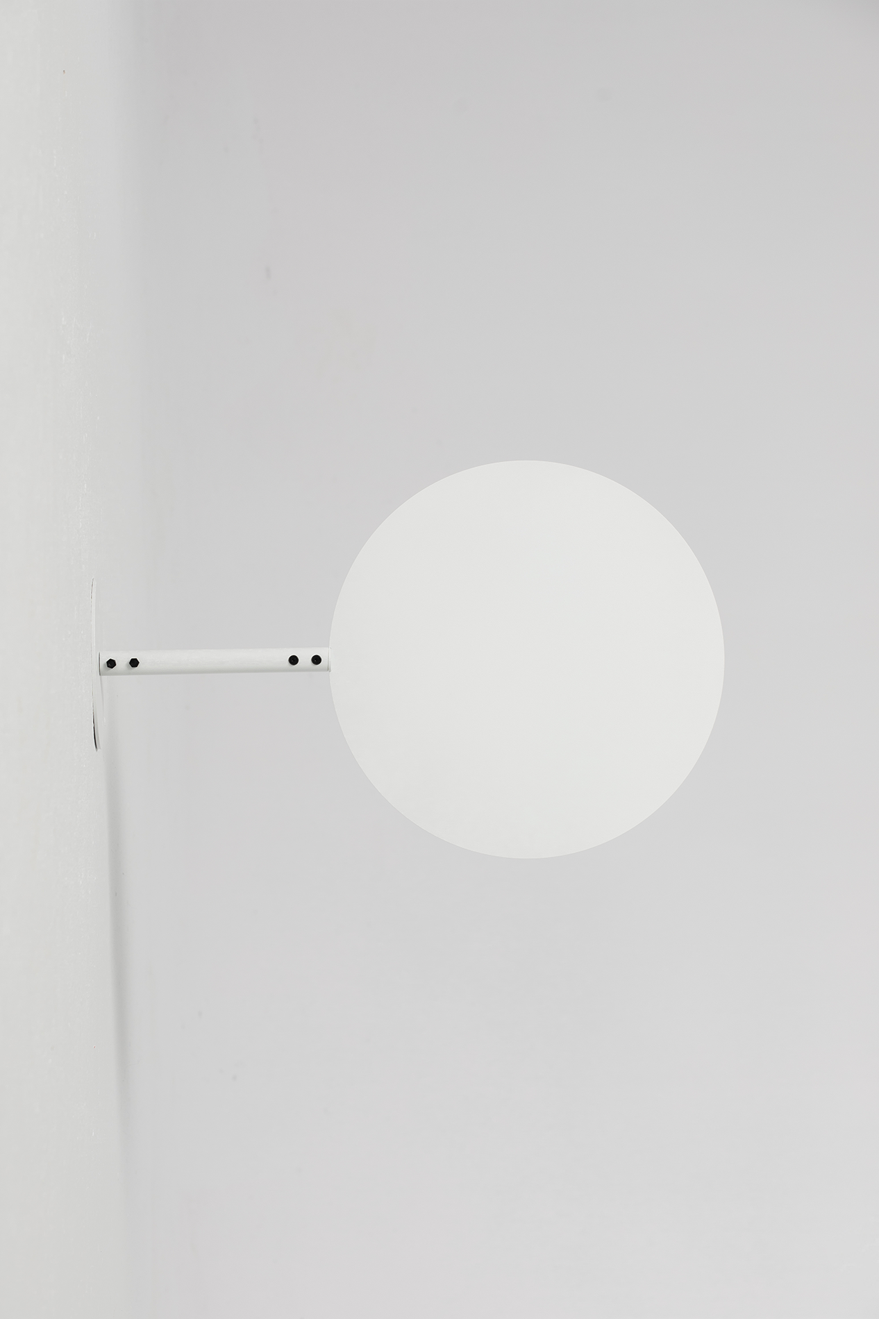 Round Hanging Sign White